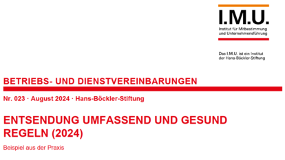 Titelseite der Publikation